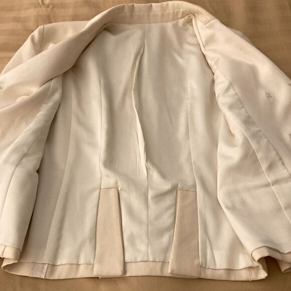 DVF Little M Double Breasted Jacket with Ribbon & Stitching detail. Size XS (0). - Picture 8 of 10